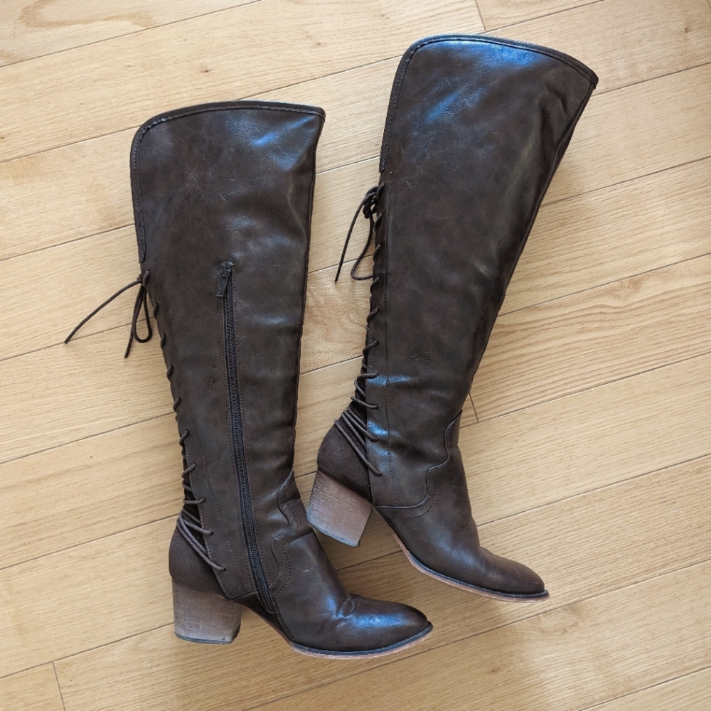 Wanted knee high boots